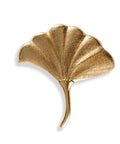 Ginkgo Leaf Drawer Knob Brass Cabinet Knobs Gold Finish Cupboard Handles For Kitchen Wardrobe Dresser Drawers Solid Brass Hardware