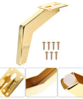 Sturdy Metal Furniture Feet Replacement Legs for Sofa, Cabinet, Coffee Table and More, Anti Deformation No Wobble Design
