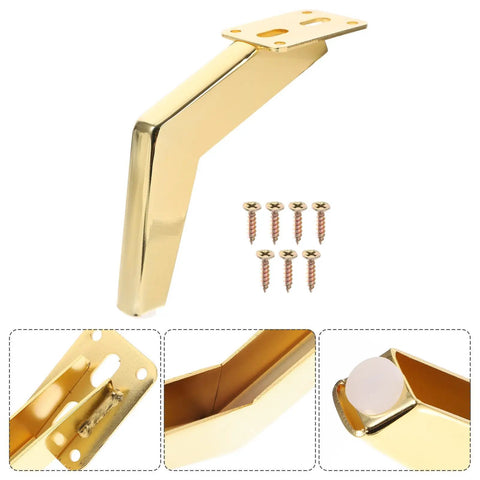 Sturdy Metal Furniture Feet Replacement Legs for Sofa, Cabinet, Coffee Table and More, Anti Deformation No Wobble Design