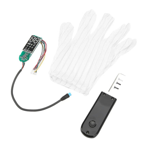 Electric Scooter Dashboard Display Cover For MAX G30 Replacement Parts Durable Metal And Plastic Circuit Board With Crystal Clear Screen Weatherproof