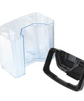 Water reservoir with lid for Ninja CM305/CM401 coffee maker; clear plastic, black lid.