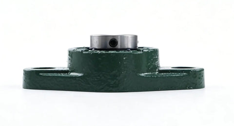 Ten Piece Set Heavy Duty Cast Iron Pillow Block Bearings 1 Inch Bore Two Bolt Flange Replacement For UCFL20516 Fits Farms Conveyors Garage Doors Manufacturing Systems Superior Vibration Resistance Long Last Performance For Workhorse Tasks green flange bearing