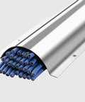Built To Last Stainless Steel Wire Guard Cord Cover For Cable Management, 8 pack, with cables showing, under desk protector