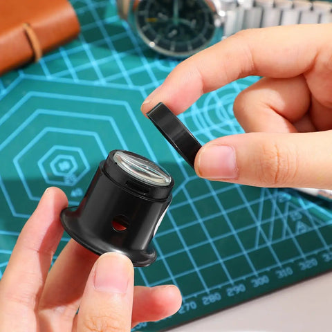 Jewelers Portable Monocular Magnifier Eye Loop Glass For Watches Jewelry Repair And Textile Circuit Coin Stamp Work A Handy Pro Grade Magnifying Tool