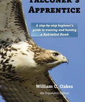 Red-Tailed Hawk Falconry Training Guide Fourth Revised Edition cover image with flying hawk and text.