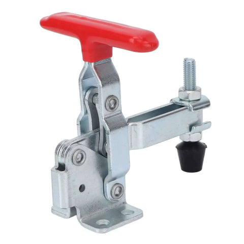 Beefy Heavy Duty Toggle Clamp With 227kg Clamping Power, Vertical Push Pull Design, Iron Body And Plastic Handle