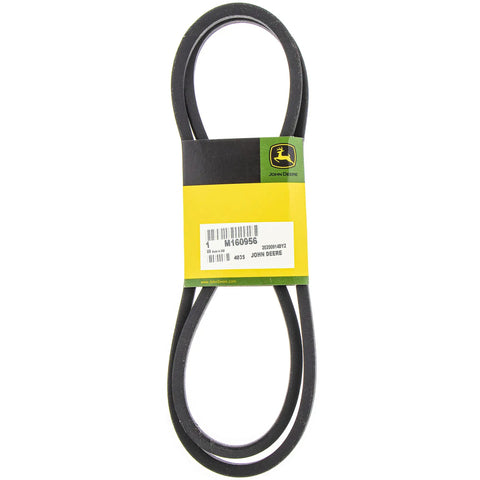 V Belt M160956 OEM Replacement For EZTrak Zero Turn Mowers in packaging, suitable for Z645 Z655 Z665 48-60 Inch Decks