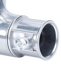 1/2 Inch Zinc Alloy 90 Degree Conduit Fitting Inside Corner Pull Elbow Electrical Metallic Tubing Coupling close-up view showing smooth finish.