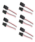 Upgrade Your Ride With Quality 3 Socket Weather Pack Connector Kits Perfect For Automotive Marine Racing And Industrial Jobs As A Durable Waterproof Replacement For Old Broken Parts Built To Last Longer Than Stock, 3-pin wire kit