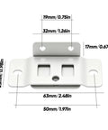 Beefy 2 In 1 Cold Rolled Steel Corner Brace And Furniture Connector with dimensions for beds tables shelves wardrobes