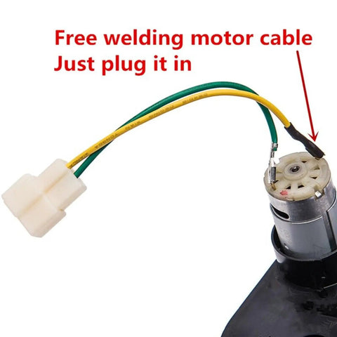 Two Pack 12V 390 High Speed Ride On Car Gearbox 20000RPM Replacement Drive Engine For Kids Electric Toys RS390 Plug And Play