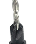 Adjustable Wood Countersink Drill Bit Set For Woodworking With 11/64 Inch Countersink And Size Eight Bit Four Cutter Pro Grade High Speed Steel