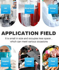 Application fields of Super Chill Ultra Low Temperature Lab Freezer With Kickass Cryogenic Cooling illustration, featuring lab, blood bank, hospital, college, and food storage contexts.