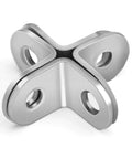 100 Piece Stainless Steel L Brackets 20 By 20 MM 90 Degree Corner Brackets Set with 200 Screws for Wood Furniture Repair