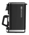 12-Cup Touchscreen Coffee Maker With Glass Carafe, Brew Strength Control, Iced Coffee Mode seen from side view