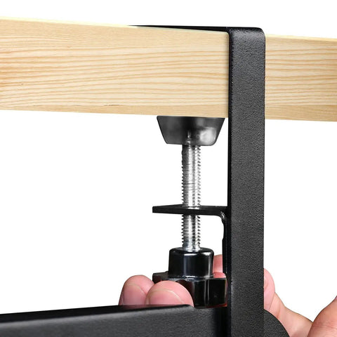 Clamp-on installation of Under Desk Cable Management Tray Set No Drill Wire Organizer For Office And Home Standing Desk Black 2 Pack