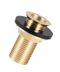 Heavy Duty Brass Drip Tray Drain Assembly With Self Draining Kit And Half Inch Outlet showing threaded brass fitting for bar setup.