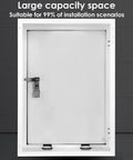 Heavy Duty Cold Rolled Steel Wall Mount Electric Vehicle Charger Cover showing large capacity space with secure locking mechanism.