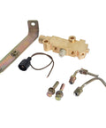 Disc Brake Proportioning Valve Combo Kit With Mounting Bracket For Classic Muscle Cars Includes Nine Sixteenth And One Half Inch Hard Lines