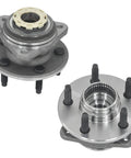 Front and side view of Front Wheel Hub Bearing Assembly for Ford Ranger and Mazda B4000 1998-2000 Front Disc Rear Drum 2-Wheel ABS