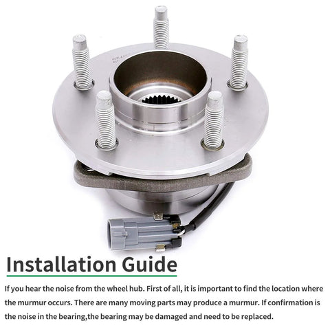 Front Wheel Bearing Hub Assembly Direct Fit For 2002 To 2007 Saturn Vue 2005 To 2006 Chevy Equinox And 2006 Pontiac Torrent With ABS