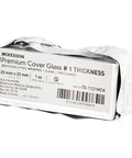 Premium No 1 Thickness Microscope Cover Glass For Slides Clear 22 X 22 Mm 1 Count Precision Ground With Straight Edges Non Fogging And Non Corrosive Keeps Specimens Protected From Airborne Contaminants, packaged
