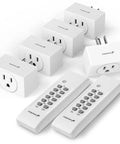 Wireless Remote Control Outlet Plug Indoor Battery Operated On Off Light Switch For Outlets And Fans No Wiring Needed Simple Setup Pair