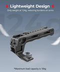 Lightweight top handle for Camera Cage For Canon R50V Full Cage With Silicone Grip and Top Handle For ARRI HDMI Cable Clamp Built In Cold Shoe Arca