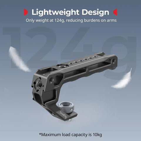 Lightweight top handle for Camera Cage For Canon R50V Full Cage With Silicone Grip and Top Handle For ARRI HDMI Cable Clamp Built In Cold Shoe Arca