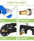 Ten Pack PEX Swivel Adapter Fittings One Half Inch Female NPT Brass Lead Free Full Port Barbed For PEX Plumbing NSF ANSI 61 Certified ASTM F1807 For Home And Commercial Plumbing Pro Grade DIY Friendly, 4-step install guide
