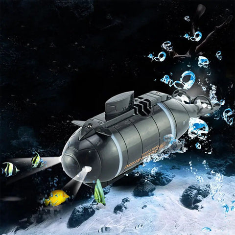Rad Mini RC Submarine Toy With 6CH Military Grade Moves Auto Surfacing USB Rechargeable Waterproof Boat underwater view