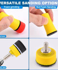 Pro Grade All In One 268 Piece 1 Inch Wet And Dry Sanding Kit with foam grinding and electric drill options.