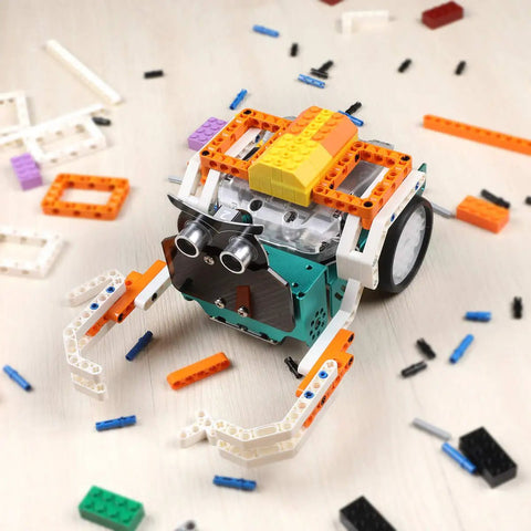 Owl Smart Robot Car Kit For Kids With Nano V4 Controller Arduino Compatible Kid Friendly Hands On Build Code And Bring It To Life With Block Coding Motors Sensors Lights And Sound Ideal For Homeschooling Coding Clubs And Weekend Projects, owl robot car with loose parts