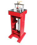 Manual Picture Framing Underpinner Tool For Frames No Power Needed Silent And Sturdy Nailer Compact Framing Machine With 7mm 10mm 12mm 15mm V Nails Easy High Quality Build For Pro Grade Picture Frame Joints, red metal