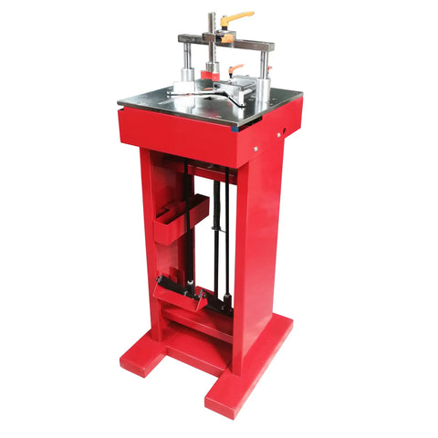 Manual Picture Framing Underpinner Tool For Frames No Power Needed Silent And Sturdy Nailer Compact Framing Machine With 7mm 10mm 12mm 15mm V Nails Easy High Quality Build For Pro Grade Picture Frame Joints, red metal