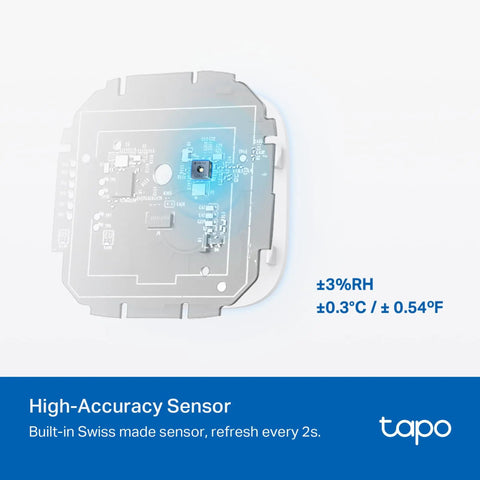 Smart Temperature And Humidity Monitor With 2.7 Inch E Ink Display Real Time Alerts Visual Graphics Hub Required For Stable Connectivity White Finish Swiss Made Sensor For Accurate Readings. Swiss-made sensor board
