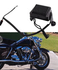 High Efficiency Motorcycle Voltage Rectifier And Regulator For Touring Bikes 2004 2005 Durable Electrical Controller With Low Heat And Long Lasting Performance For Daily Rides shown on a touring bike