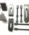 24 Piece M6 Clamp Kit Set For 3 Inch And 4 Inch Rotary Tables And Milling Tables With Epoxy Black Finish Rust Resistant Hardware