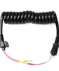 8M0029237 Curly Cable Replacement For MotorGuide Xi3 And Xi5 Trolling Motors with Coiled Layout and Dual Wire Connectors