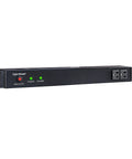 Beefy Rackmount Surge Protector 120V 15A with 15 Foot Cord, 3600 Joules, 10 Outlets, 1U Mount, UL Listed, heavy duty black power strip