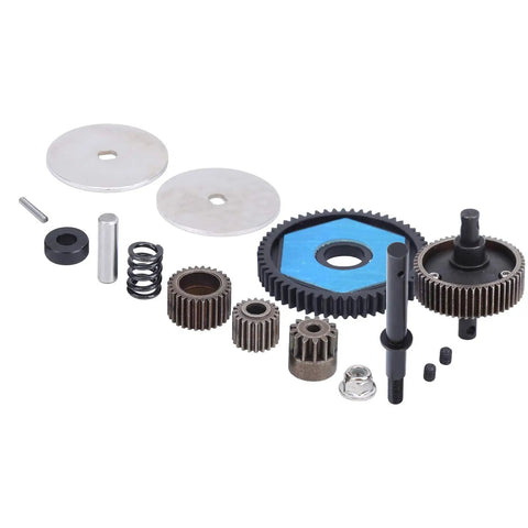 Spur Gear Set With Motor Gear For Axial SCX10 And SCX10 II 90046 90047 RC Car Transmission Gears Beefed Up Upgrade Kit