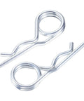 Heavy Duty Steel Double Loop Hitch Pin Clips Kit M4x100 20Pcs Multi Use Cotter Hairpin Fasteners Set For Trailers And Implements Rust Resistant