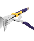 Pro Grade Hand Seamer for Sheet Metal Bending Pliers with Flat Jaw Grip, carbon steel tool for auto repair and HVAC applications.