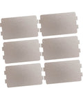 Six Piece Microwave Oven Mica Sheet Insulation And Waveguide Cover Heat Resistant Crisper Liner Splatter Shield Set For Microwave Replacements