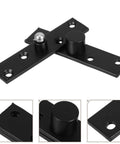 Invisible 360 Degree Hidden Door Pivot Hinge For Wooden Doors And Cabinets Stainless Steel Center Pivot Hardware