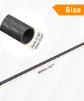 Dope Carbon Fiber Tubes 500mm Long 12mm Outer Diameter 10mm Inner Diameter 3K Hollow Round Tubing With Twill Weave