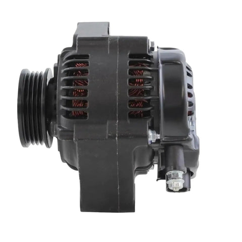 Side view of Honda Marine Alternator For BF135 BF150 Engines With Low Noise Clutch And Quiet Idle, Durable Replacement
