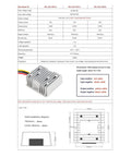 Heavy Duty DC DC Step Down Converter Buck Module Transforms 36V Or 48V Input To A Clean 13.8V Output, 74x74x32mm size.