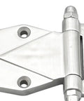 Heavy Duty Stainless Steel Barn Door Hinge Built Tough For Industrial Oven And Farm Rail Smooth Swing Professional Grade Hardware close-up view