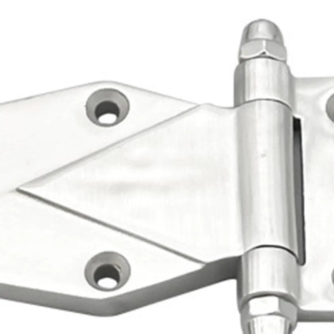 Heavy Duty Stainless Steel Barn Door Hinge Built Tough For Industrial Oven And Farm Rail Smooth Swing Professional Grade Hardware close-up view